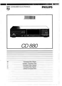 Philips cd-880 owners manual PDF
